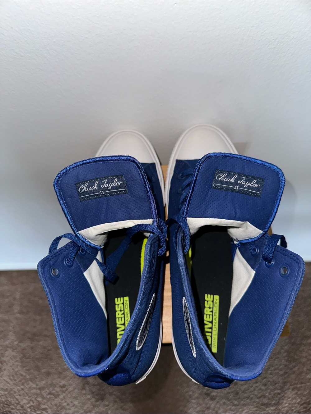 Converse Chuck Taylor II High Tops - Blue & White